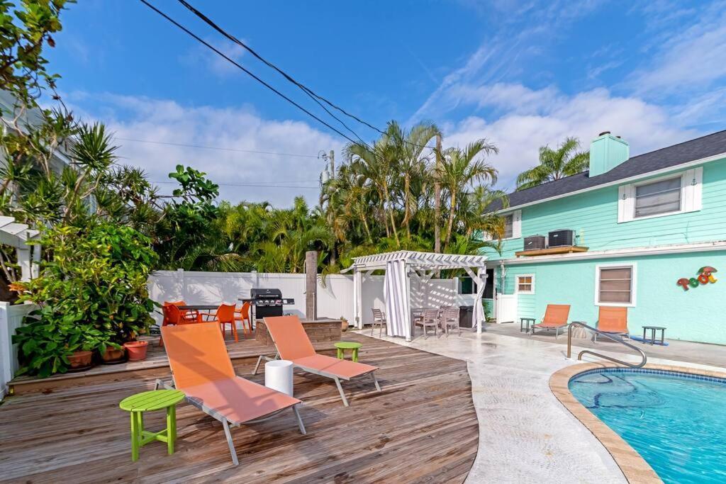 Walk To The Beach - Island Villa Siesta Key Extérieur photo