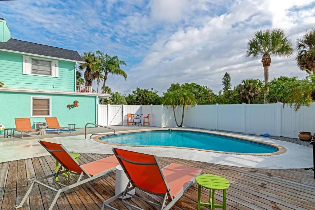 Walk To The Beach - Island Villa Siesta Key Extérieur photo